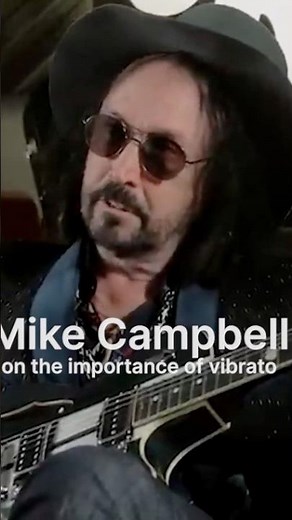 Mike Campbell on the importance of vibrato #tbt #guitarist #musician