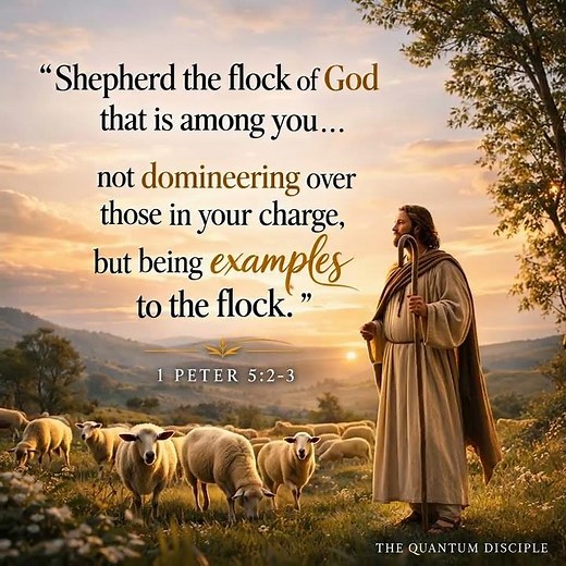 1 Peter 5:2-3 | Shepherd the Flock of God | The Quantum Disciple