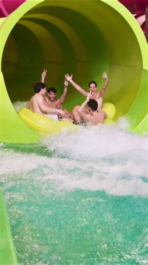 Slide into endless summer at DreamWorks Water Park: where April showers don’t stand a chance against 81 degrees and sunshine! 🌞🌴🌊 | American Dream