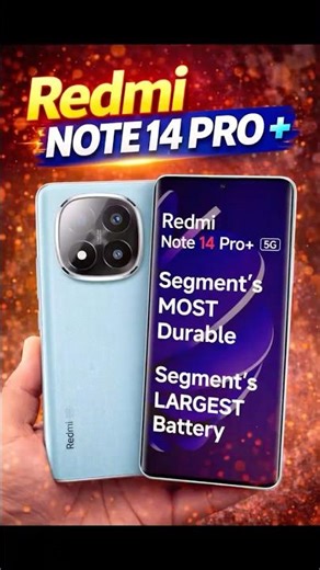 Redmi Note 14 Pro+ Indian Retail Unit Unboxing & First Look ⚡ 2.5X Telephoto, IP68 & More #shorts