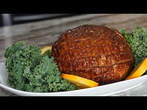 Brown Sugar & Honey Glazed Baked Ham| How to BAKE A GLAZED HAM Recipe