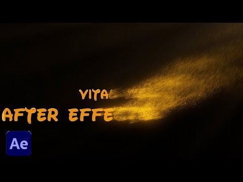 Particle Text Disintegration Animation in After Effects - After Effects Tutorial[Hindi]