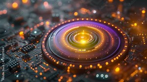 Digital Precision: Endowment Insurance Planning Excellence. Generative ai Stock Video