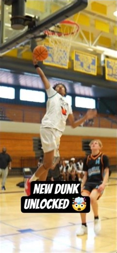 New Dunk Unlocked by an 8th Grader #LenZLady #BasketballHighlights #Basketball #athlete #AAU