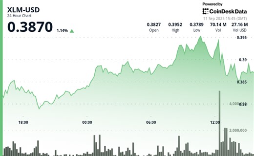 XLM progresse de 4,30 % lors d'une séance de trading volatile