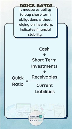Quick Ratio Formula