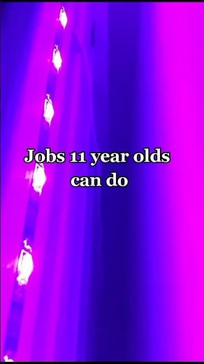 Jobs 11 year Olds can do ✨️ #fyp #explore