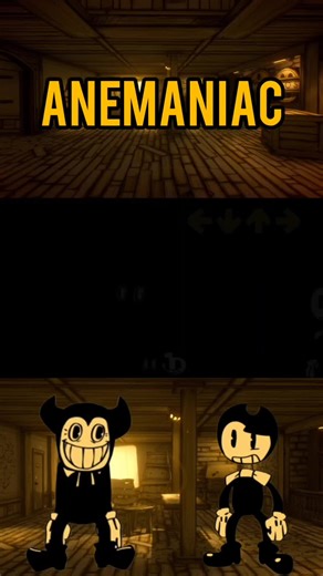 FNF vs Anemaniac Full Song - Bendy & Ollie Reaction