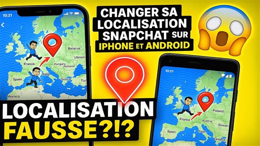 Comment simuler sa position Snapchat sur iPhone et Android