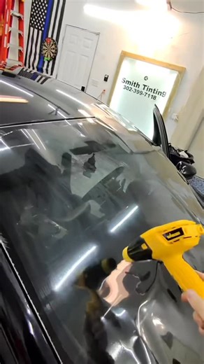 CEO Smith on Instagram: "🔥 Shrinking 35% Carbon on a Ford Fusion = CLEAN 🔥 Perfect shrink on the front windshield with 35% carbon film for this 2014 Ford Fusion 😮‍🔥 Smooth heat, zero fingers, and a crystal-clean finish. This is the satisfying part 👀🖤 #WindshieldTint #35Percent #CarbonFilm #FordFusion"