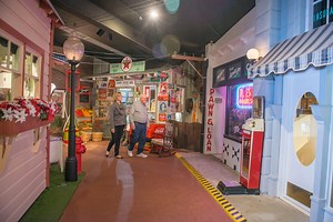 8.3K views · 410 reactions | Home Front U.S.A. is an exhibit devoted to life on the home front during World War II and takes visitors back to a world defined by rationing and war bond drives. Neon signs glow with the names of Pensacola establishments of the era, re-creations of a wartime household and general store immerse visitors in day-to-day life during the early '40s. | National Naval Aviation Museum | Facebook