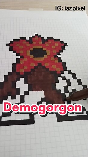 Hola 👋🏻 El día de hoy pintamos un Demogorgon en pixel art. Comenta cuál es tu personaje favorito de stranger things. 👉🏻Sigueme en Instagram como iazpixel. #pixelartist #pixelart #pintura #art #artist #dibujos #strangerthings #strangerthings4 #strangerthingsedit #stranger #strangerthings3 #strangerthingsart #demorgorgon #demogorgone #demogorgonedit #personajesstrangerthings #once #maikstrangerthings