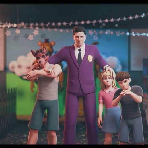 Afton Family picture Then Vs Now | FNAF Children flashback