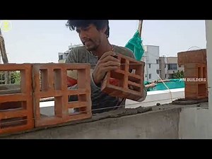 Amazing 😳 Indian Style Terracotta Tile Jali Installation | Terracotta Jali Work | Nuvocotta Jali