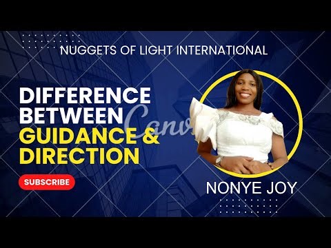 DIFFERENCE BETWEEN GUIDANCE AND DIRECTION