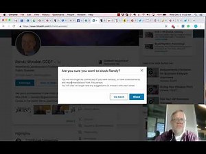 Reporting or Blocking a LinkedIn Member
