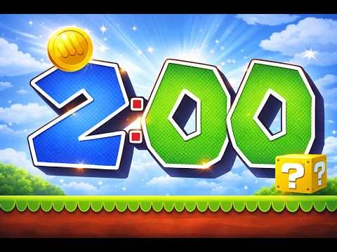 2 Minute Super Mario Timer ⏱️ | Mario Countdown with Coin Sound & Music