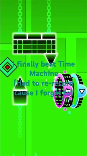 I finally beat Time Machine #geometrydash #gdupdate #gd #gaming #gameplay