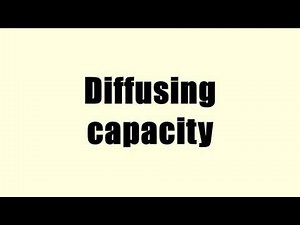 Diffusing capacity