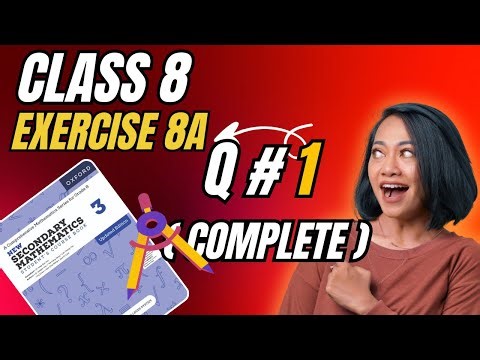 Maths Class 8 Ex 8A Q No 1 | Mensuration Full Concept | No Confusion Guaranteed 🔥