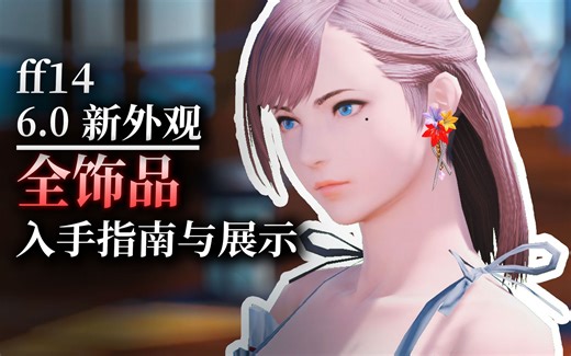 【ff14】6.0全饰品，入手指南与展示