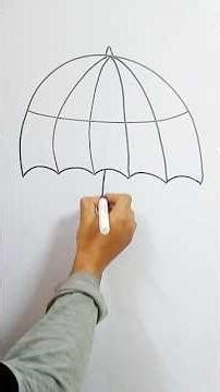 umbrella drawing #trending #drawing #art #shortsfeed #youtubeshorts #shorts #diy #draw