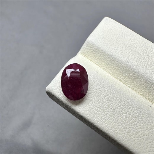 Natural African Ruby Gemstone: 2.92 Carat Faceted Red Ruby for Jewelry Making Ring - Etsy