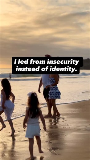 21 reactions | I led from insecurity instead of identity. For years,...