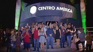 Festa de lançamento da nova marca da TV Centro América em Tangará da Serra