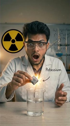 Putting Pottasium in Water experiment 🤯☢️ | #science #blast