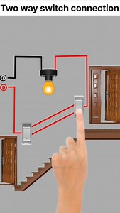 ROHIT ELECTRICALS | FITTING | REPAIRING on Instagram: "Two way switch connection🔌⚡️ #twowayswitchconnection #electrical #electrician #wiring #electricalengineering #engineering #rohitelectrical #narmadapuram #homewiring #wiring #electricalwork #diy #electronics #construction #installation #housewiring #homedecor #lighting #electricians #tech #viraltech #explorepage #foryou two way switch connection, two way switch wiring diagram, staircase light wiring, electrical wiring tutorial, how to wire t