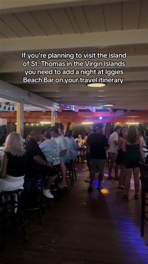 If you’re looking for that “welcome to the Caribbean” moments when you visit St. Thomas, please consider joining us next to the Caribbean Sea at @Iggies Beach Bar for a night you’ll always remember 🌴 #stthomas #virginislands #thingstodo #iggiesbeachbar #vacation