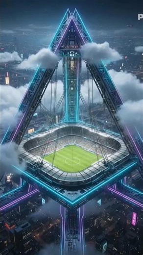 “Rooftop Future Football Stadium | Mega Futuristic Sky Stadium Concept 2100”