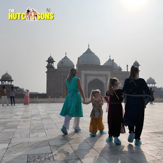 INSIDE the Taj Mahal for the first time! #india #tajmahal #travelfamily | The Hutchinsons