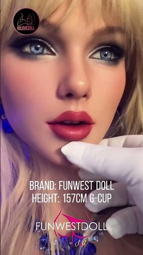 When you have a sparkling, confident doll #real #model