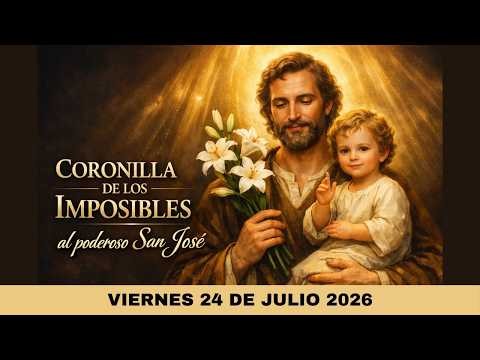 Coronilla de los Imposibles al Poderoso San José | Oración para Casos Difíciles🙏💛 | 24 DE JULIO