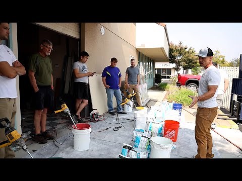 How to Mix Thinset Mortar --- Hands on Class!!!