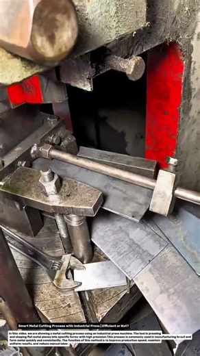 Smart Metal Cutting Process with Industrial Press | Efficient or Not?.
