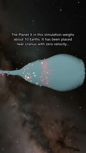 Planet X Placed Next to Uranus 😨😮 #spacesim