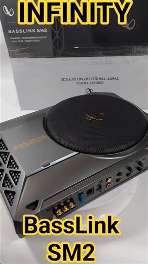 INFINITY BASSLINK SM2 - SUBWOOFER AKTYWNY POD FOTEL,