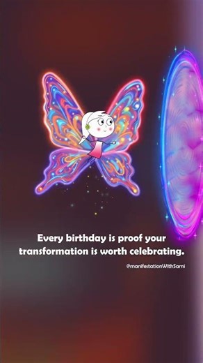 Every birthday is proof your transformation is worth celebrating 🎂