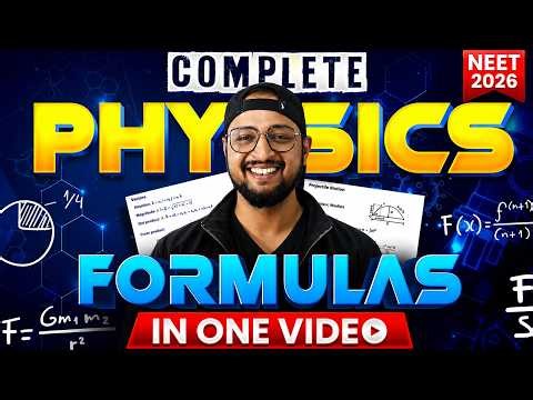 RENEET 2026 Physics Formula Revision ⚡ All Physics Formulas in One Video | Physics Baba Live