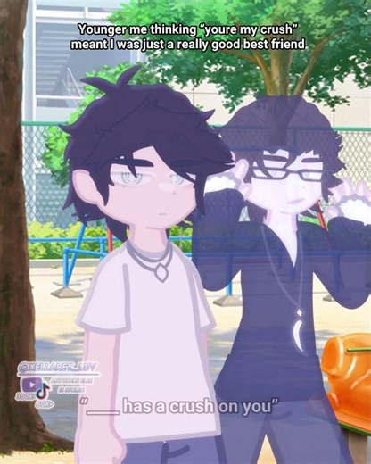 weniwasthirteenIhadmyfirst llove😂😂✌️😂why is the sound not working {#gachaedit#xellarey#fyp#trend