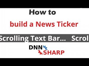 Create a Pure CSS News Ticker (announcements scrolling text bar)