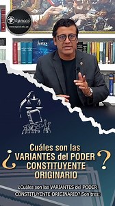 ⚖ ¿CUÁLES SON LAS VARIANTES DEL PODER CONSTITUYENTE ORIGINARIO? El Poder Constituyente Originario, el creador de la Constitución, se presenta con una triple variante en los diferentes países de Latinoamérica. En la presente entrega analizamos y desarrollamos cada uno de ellos. Ponente: Guido Aguila Grados Síguenos, Aprende más!! ... ¡Prepárate en serio! 🛑CURSO DE PREPARACIÓN PARA EL EXAMEN PROFA - JNJ & Concursos Públicos ☑ Conoce más: https://egacal.edu.pe/curso-de-preparacion-examen-profa-jnj
