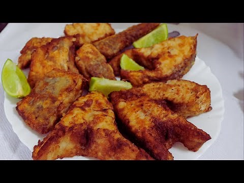 Crispy breaded fried fish: Tip to prevent the flour from burning in the oil.
