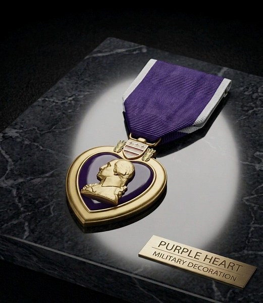 Purple Heart Military War Medal USA Replica for Military Merit, Military Award, Medal of Honor - Etsy