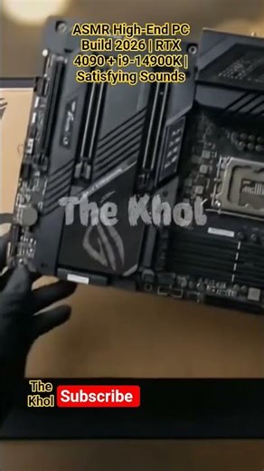 ASMR High-End PC Build 2026 | RTX 4090 + i9-14900K | Satisfying part 2 #asmr #pcbuild #america