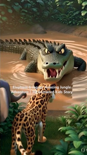 Elephant & Jaguar Amazing Jungle Adventure | 3D Animated Kids Story