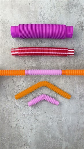 Creative DIY Pop Tube Layering | Oddly Satisfying Sounds #asmr #satisfying #relaxing #diy